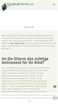 Mobile Screenshot of kindergitarren.info